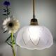 Vintage frosted glass lampshade pendant lamp