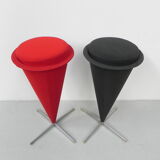 Set of 2 stools Verner Panton