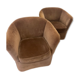 Paire de fauteuils suédois Dux