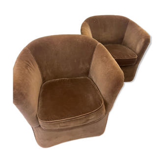 Paire de fauteuils suédois Dux
