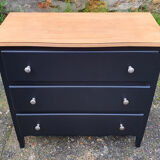 Dresser, vintage, wood, 70s, redesigned