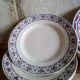 Assorted eight old plates of Badonviller and Mill of Wolves