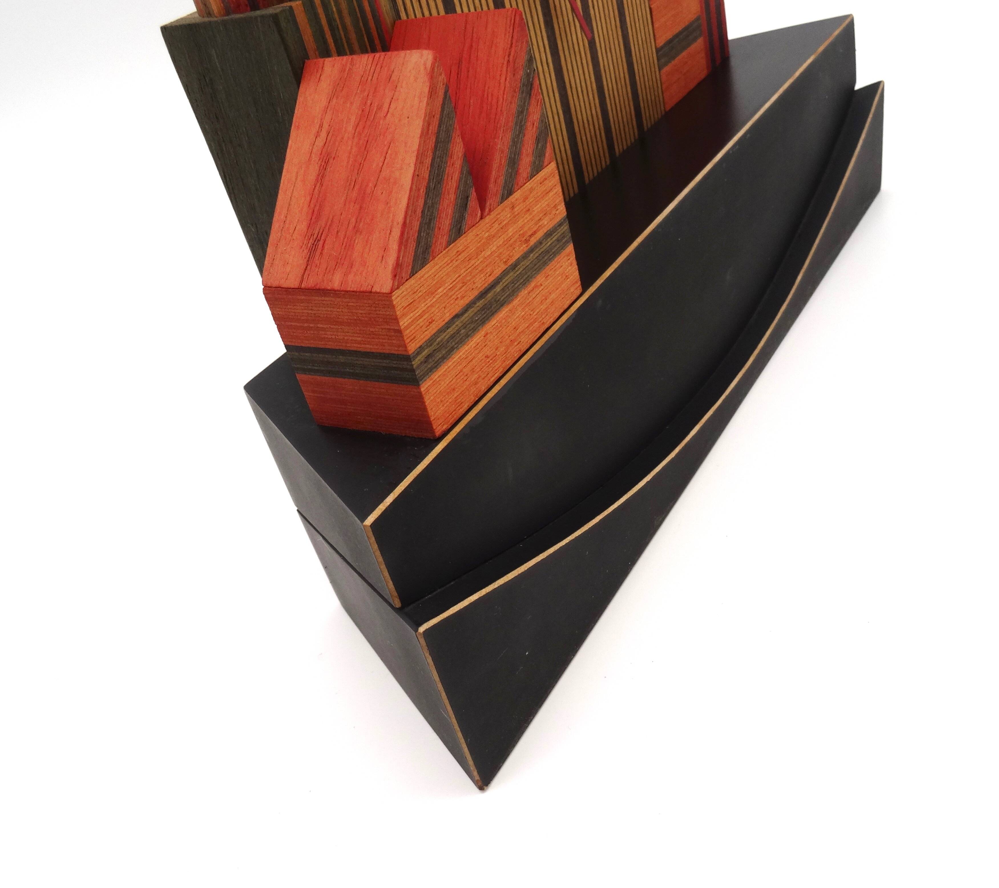 80s Postmodern memphis age Desk Clock by Pirondini