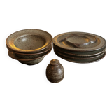 Jean Tessier stoneware tableware, Le Cep workshop