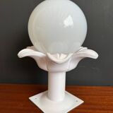 Opaline palm tree ceiling light from the 1980s.