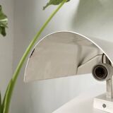 Pair of Parscot wall lights in white lacquered metal from the 80s