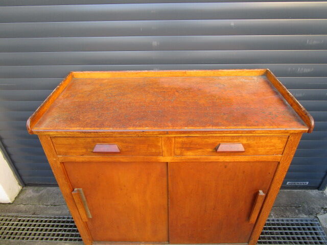 Meuble d'atelier/métier ancien en bois