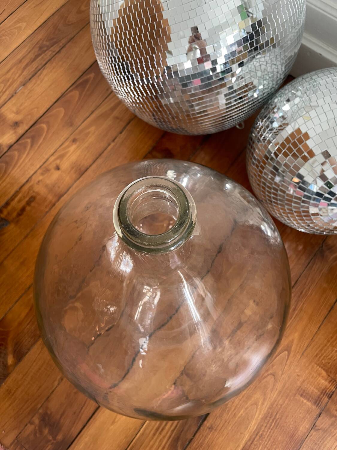 XXL transparent demijohn 31L