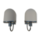 2 wall lamps model Cosmos years 60