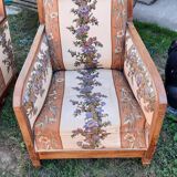 Paire de fauteuils style art déco à restaurer