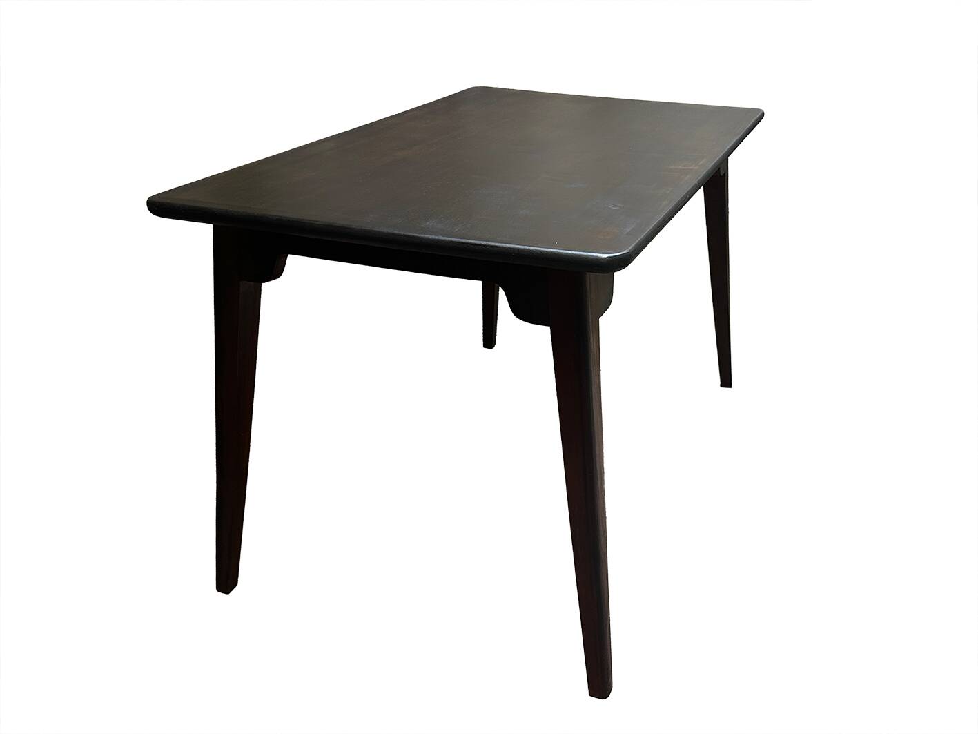 Small Danish side table/coffee table in patinated mahogany.