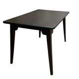 Small Danish side table/coffee table in patinated mahogany.