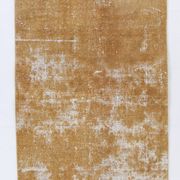 Tapis turc traditionnel vintage moutarde
