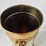 Vintage brass umbrella stand