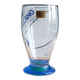 Set of 4 vintage blue and green Vulcano glasses in box – Luminarc France