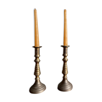 Brass candlesticks