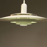 White Danish concentric ceiling light