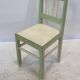 Chaise Art Déco vintage, style de design minimaliste, bois "de stijl"