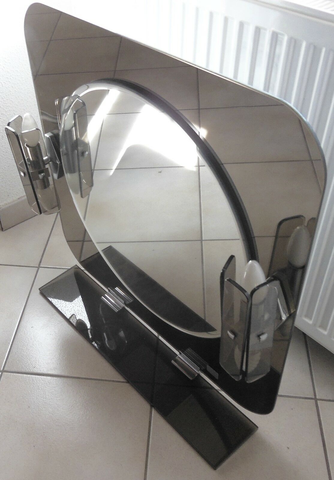 Mirror ISA brand with sconces - mirror with sconces 67x70cm