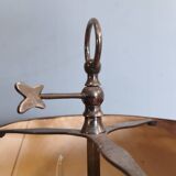 Empire-style three-light bouillotte lamp