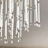 Italian waterfall chandelier, glass beads and tassels