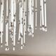 Lustre cascade italien ,perles de verre et pampilles