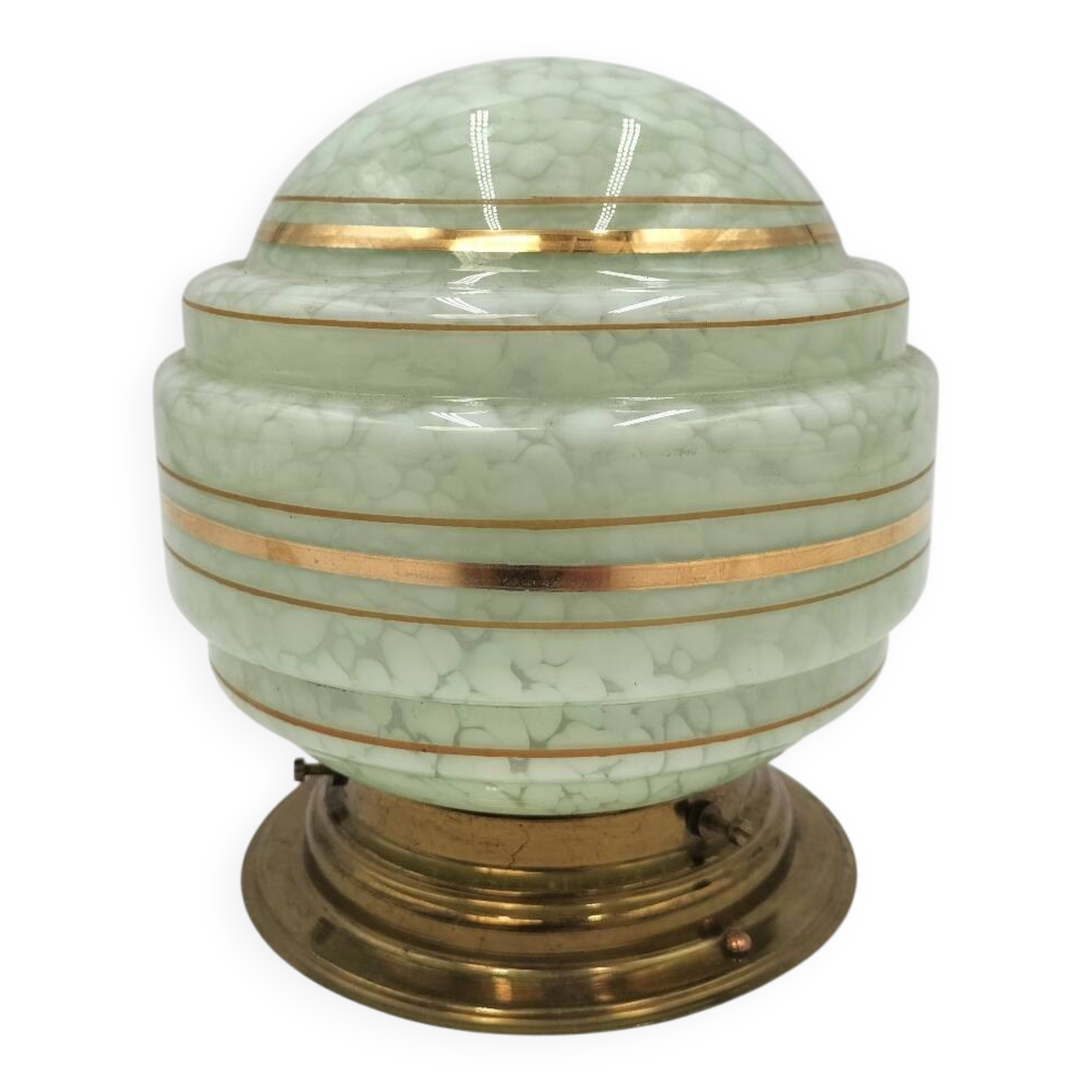 Clichy glass ceiling light