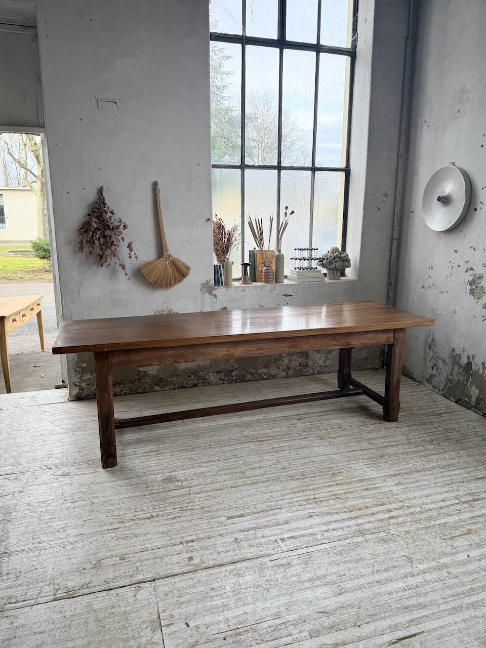 Table de ferme XL en chêne massif
