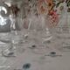 Set of 6 unstamped Saint-Louis cognac glasses, Tenareze model