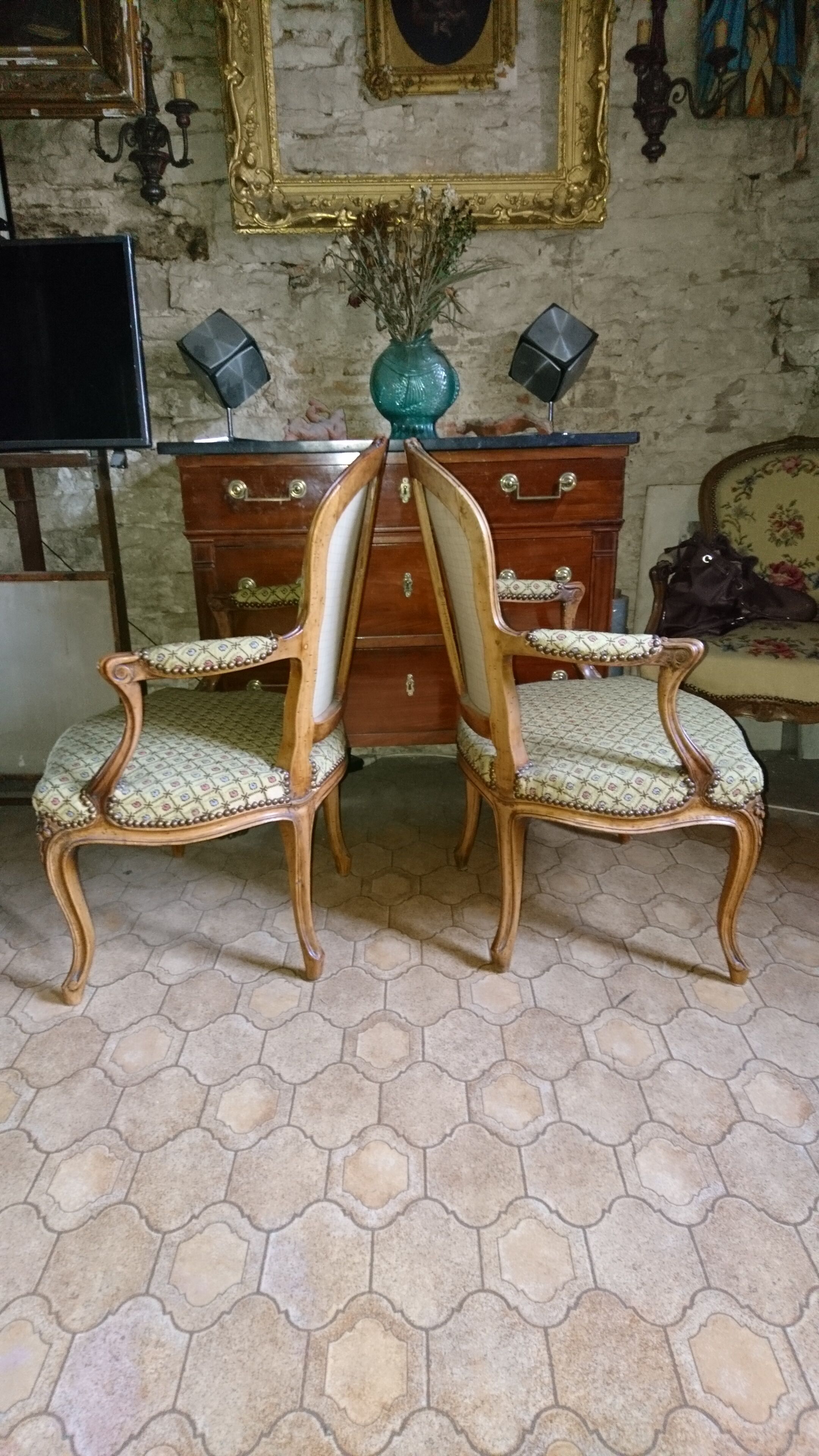 Louis XV convertible chair