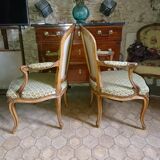 Fauteuils cabriolet Louis XV