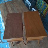 Pair of vintage bedside tables