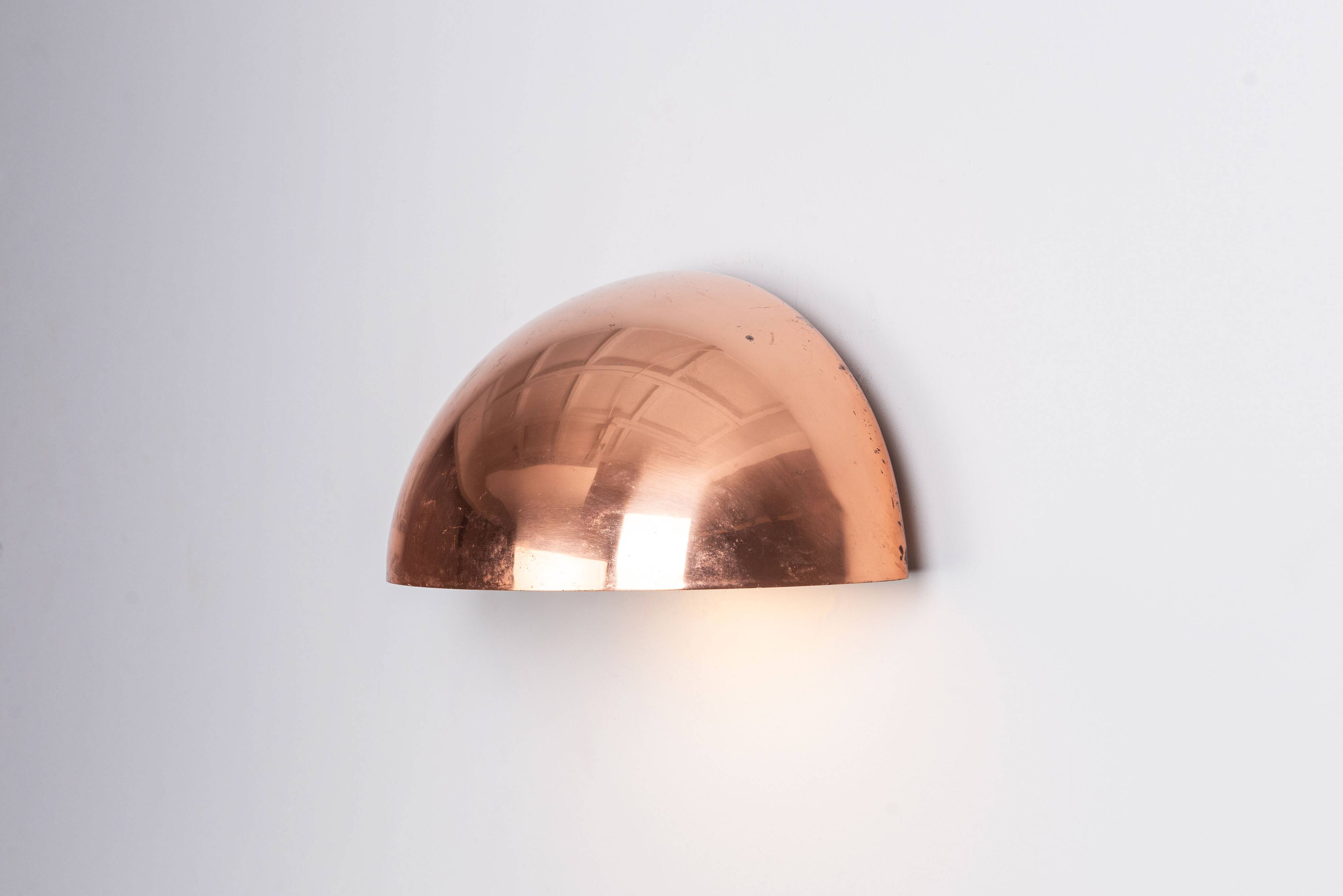 Horn Belysning Type 6650 wall lamp in copper