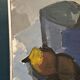 Original Swedish Oil on Canvas – “Blue Jug” by Stig Delang – Signed – Vintage & Framed