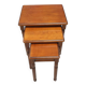 3 table gigogne en merisier style louis philippe