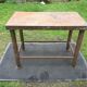Vintage metal table from an industrial workshop for a makeover