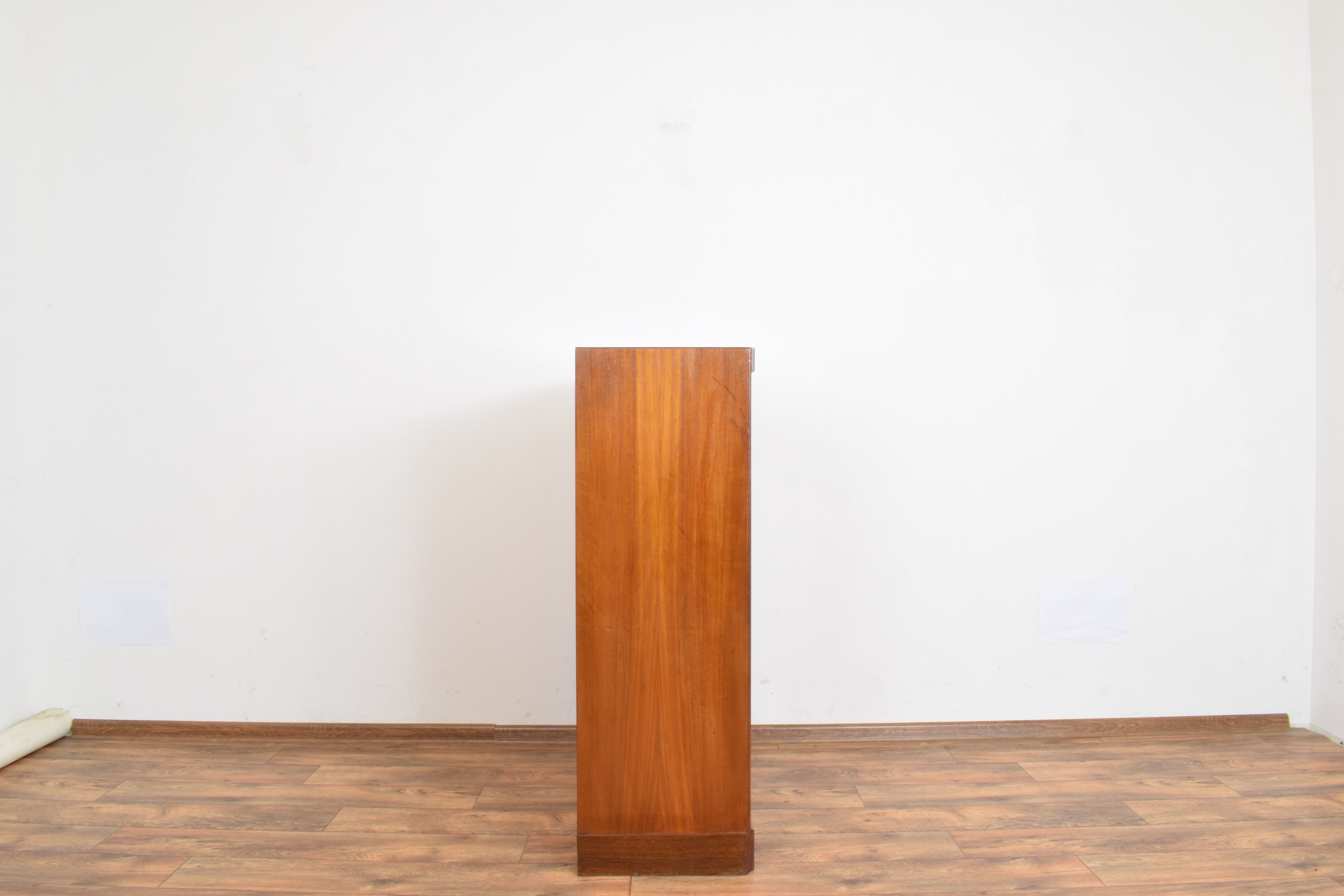 Mid-century danish teak tambour cabinet, 1960