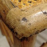 Old cane bistro chair
