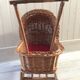 Vintage wicker doll landau