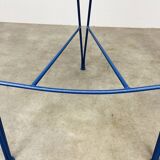 Pair of Pascal Mourgue bar stools, Lune D'Argent model, Fermob, 1980s