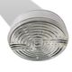 Portuguese mid century clear swirl glass flush mount bathroom light lamp 1960s