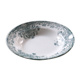 Lebacqz & M. Bouchard ironstone deep plate FLORAL model