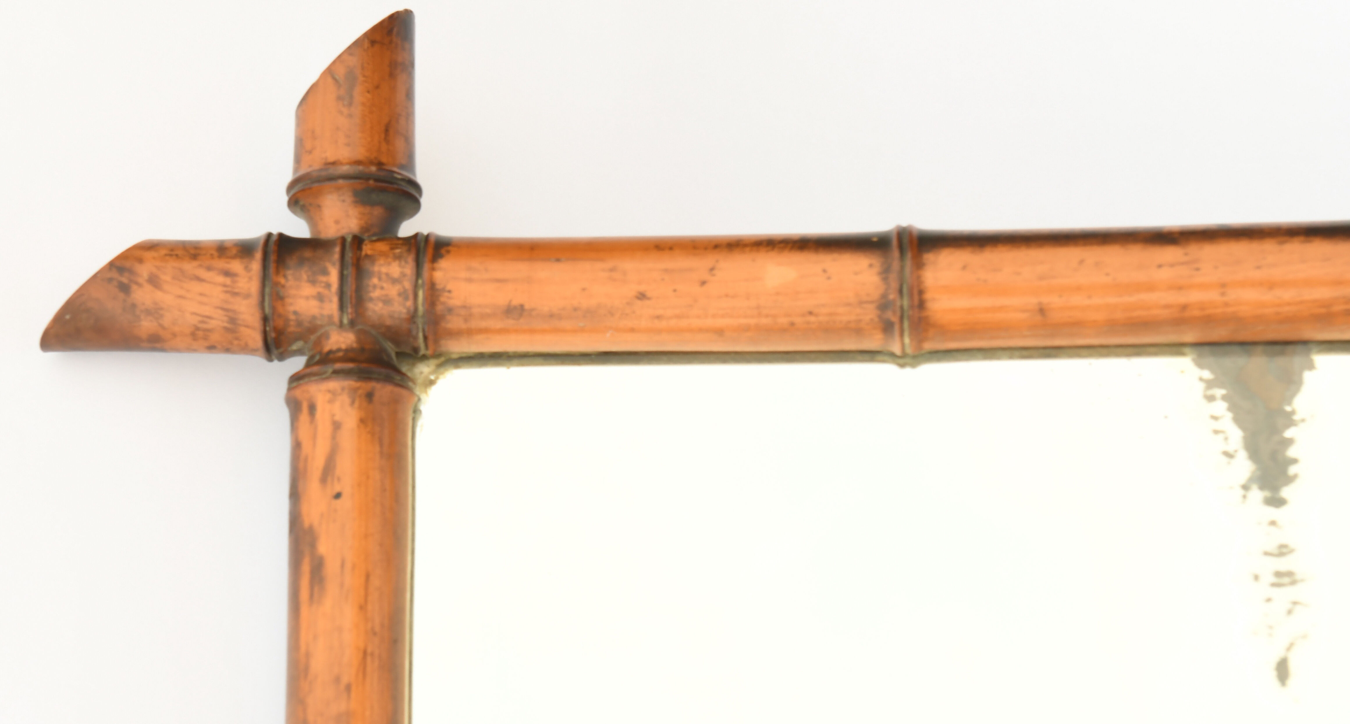 Bamboo mirror 68x53 cm