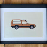 Deco design frame - matra simca rancho