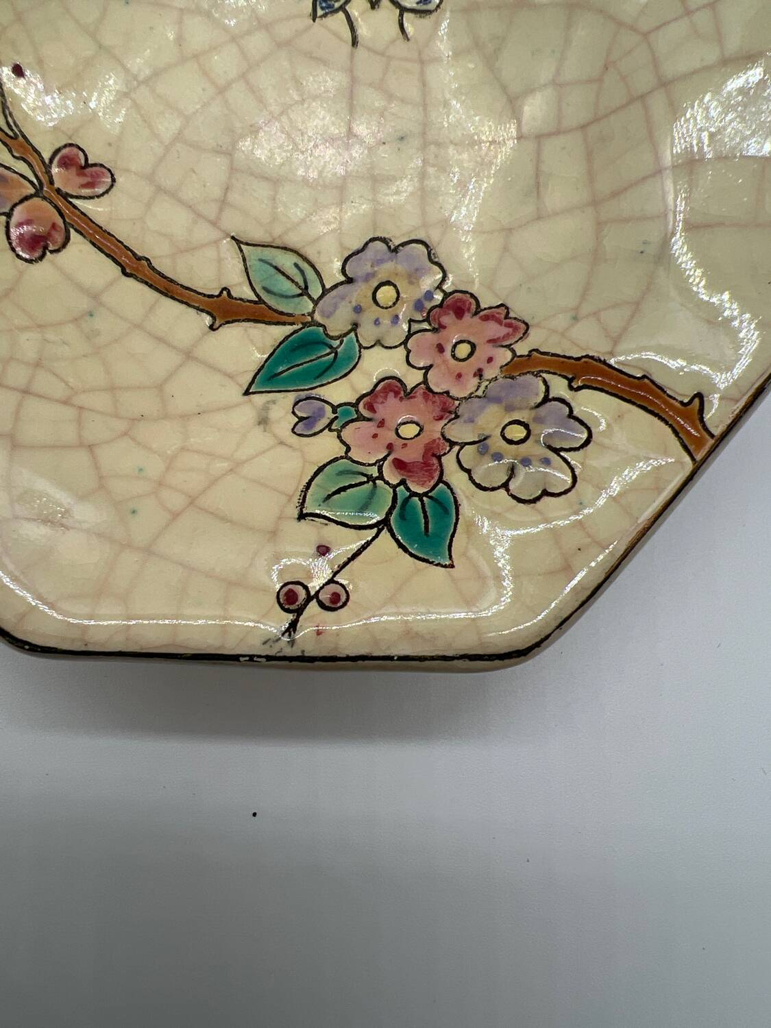 Longwy enamel earthenware bowl