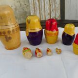 Set of ten Russian dolls "matriochka"