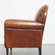 Sheepskin Leather Art Deco Style Design Armchair