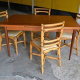 Scandinavian vintage teak extendable table