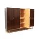 Large vintage rosewood wardrobe from the 1960s