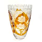 Crystal vase, Julia Glassworks, 1960s